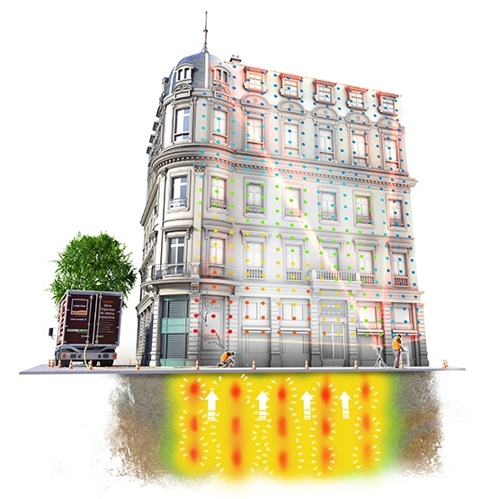 Consolidation des sols avec surveillance radar Consolidation des sols avec surveillance radar